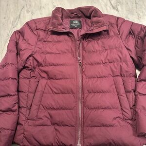 Athleta Burgundy Puffer Jacket